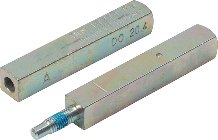 Panik-Stift 120 FS SECURE 4-KT.9mm TS 65-71mm geteilter Vollstift OGRO