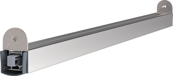 Türdichtung Stadi L-24/20 WS eins.L.1200mm B.24mm Alu.alu blk univ.ATHMER