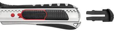 WEDO Cutter Safety 2in1 787018 18mm schwarz/rot