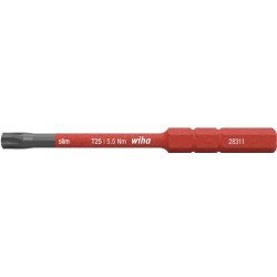 Wechselkl.SlimBit electric TORX T 25x75mm VDE isol.WIHA