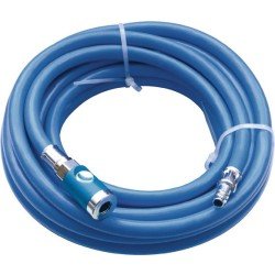 Druckluftschlauchset ID 9mm AD 16mm L.10m Sicherheitskuppl.DN 7,4 EWO
