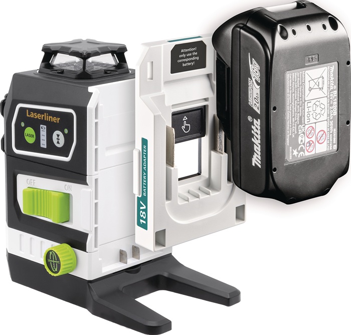 Akku-Adapter PowerAdapter Makita compatible Multi-18V LASERLINER