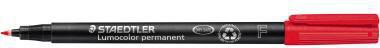 STAEDTLER Folienstift Lumocolor 318-2 0,6mm permanent rot