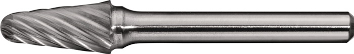 Frässtift KEL INOX D.12mm Kopf-L.25mm Schaft-D.6mm HM Verz.Normal,fein TECWERK