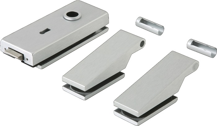 Glastürbeschlag STUDIO Classic LM silber elox.BB DIN L/R DORMA-GLAS