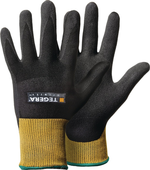 Handschuhe TEGERA® INFINITY 8801 Gr.9 schwarz/gelb Nylon,Spandex