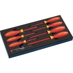 Werkzeugmodul 8-tlg.1/3-Modul Schlitz 2,5-6,5/PH 1,2 TECWERK
