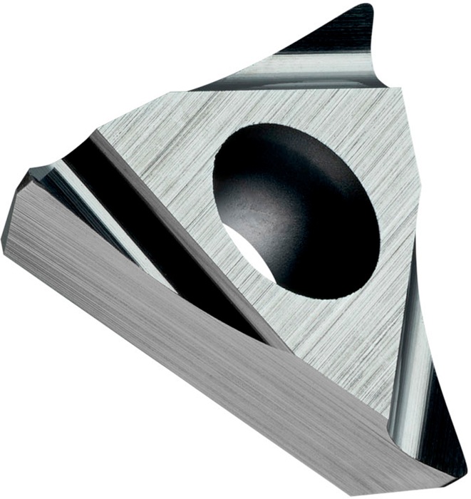 Drehwendeschneidplatte ISO TPGX 090202FR-JZ:TT010 Bohrungs-D. 2,5mm Farbe Grau