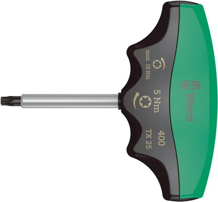 Drehmomentschraubendreher 400 TX TX 25 5 Nm fest eingest.WERA