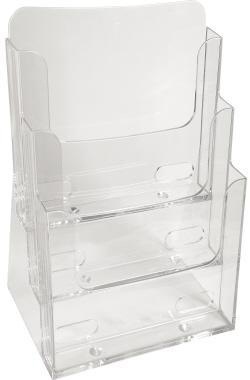 Exacompta Prospekthalter 74158D 3Fächer A4