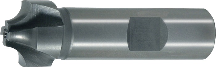 Viertelkreisprofilfräser DIN 6518B TypN R.8mm D.24mm HSS-Co Weldon