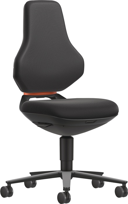 Arbeitsdrehstuhl TEXON Rl.Supertec schwarz 450-620mm BIMOS