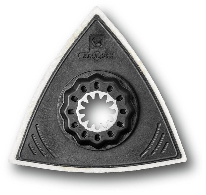Filzpolierplatte Dreieck ungelocht Starlock 2 St./Pack FEIN