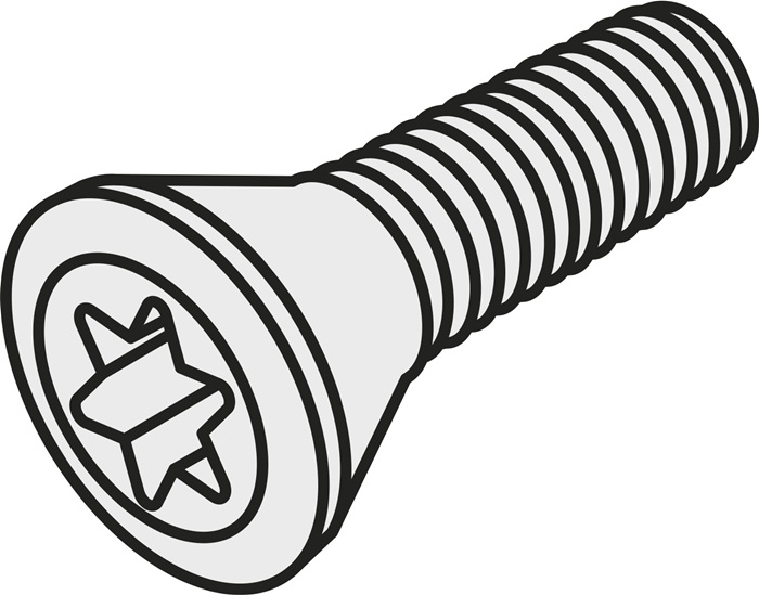 Wendeschneidplatten-Schraube ISO 416.1-832 Bruttogewicht 0,2g PRAMET