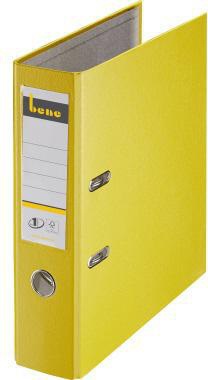 Bene Ordner 291400 GE DIN A4 80mm PP gelb