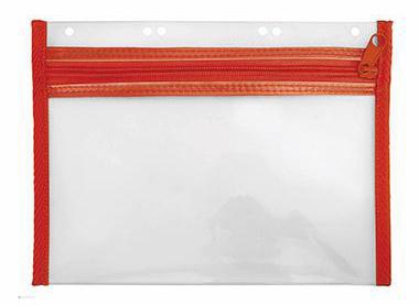 Veloflex Reißverschlusstasche VELOBAG XXS 4350020 DIN A5 rot
