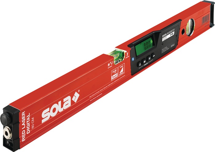 Wasserwaage RED LASER DIGITAL 60cm Alu.0,25 mm/m SOLA