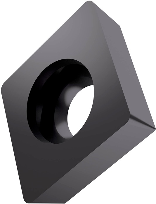 Drehwendeschneidplatte ISO CCMW 060204:T6310 Bohrungs-D. 2,8mm PVD beschichtet