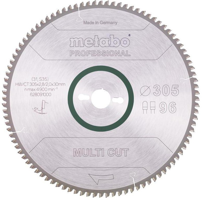 Kreissägeblatt multi cut professional HW/CT 305x30x2,8/2,0 D305xB2,8x30mm 96Z.