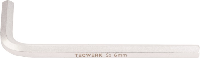 Sechskantwinkelschraubendreher SW 6mm kurz 90x32mm TECWERK