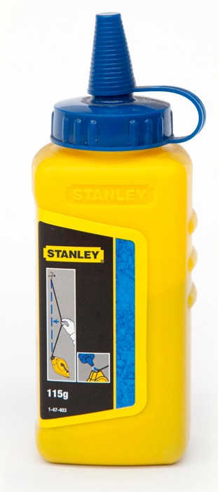 Schlagschnurkreide 115g blau Ku.-Flasche STANLEY