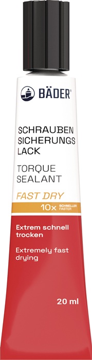 Schraubensicherungslack Fast Dry rot 20ml Tube BÄDER