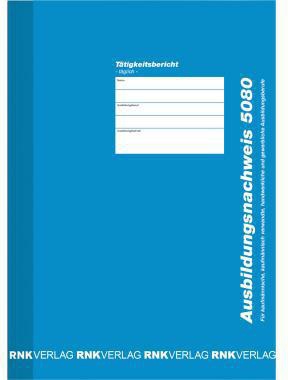 RNK Ausbildungsnachweis 5080 DIN A4 28Bl. tägliche Eintragung