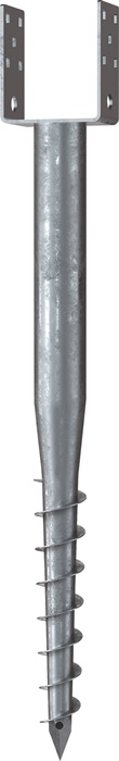 Schraubfundament U L.730mm D.60mm lichte W.111mm 2,7kg STA KRINNER